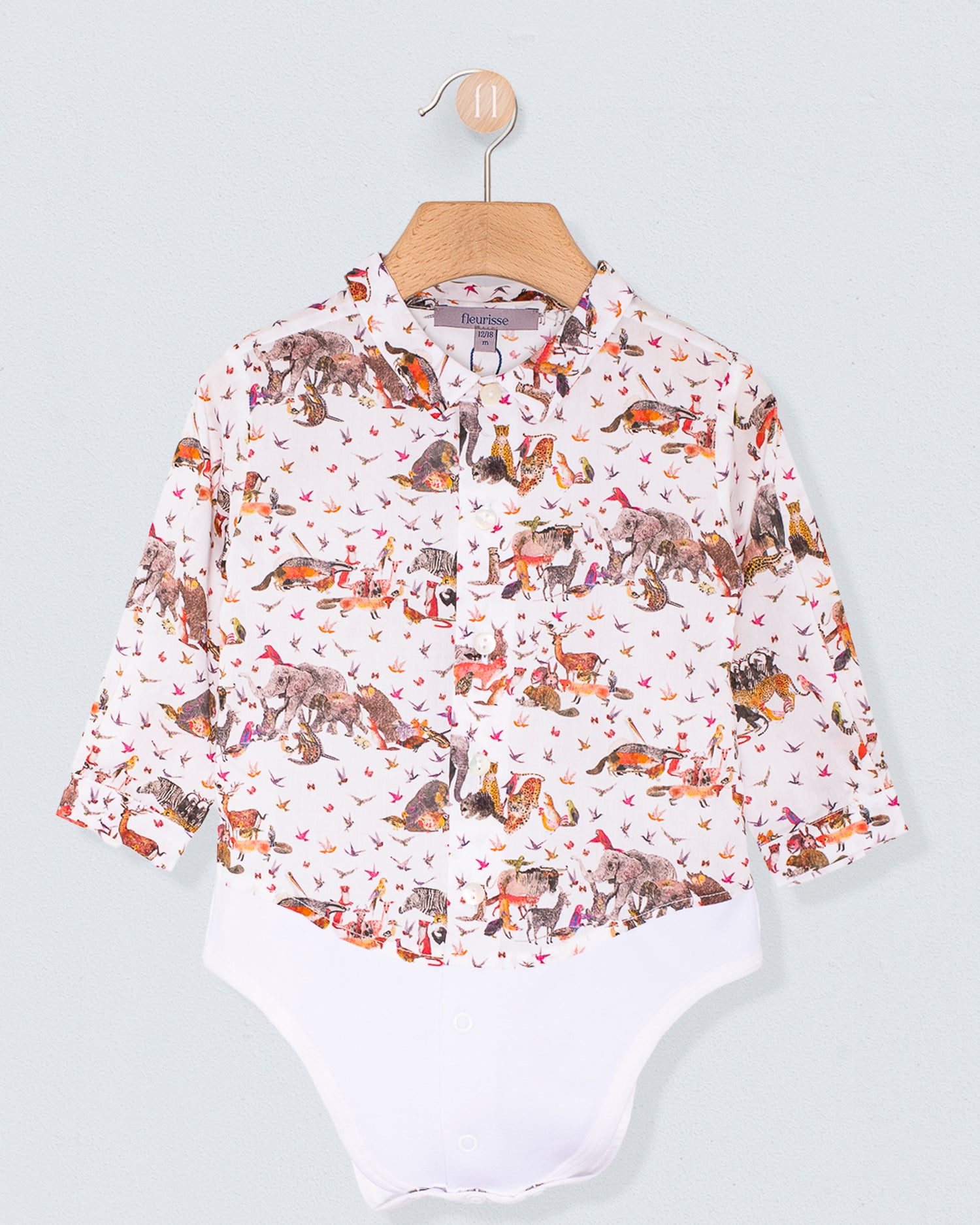 Louis Organic Liberty Jungle Automne Onesie Shirt